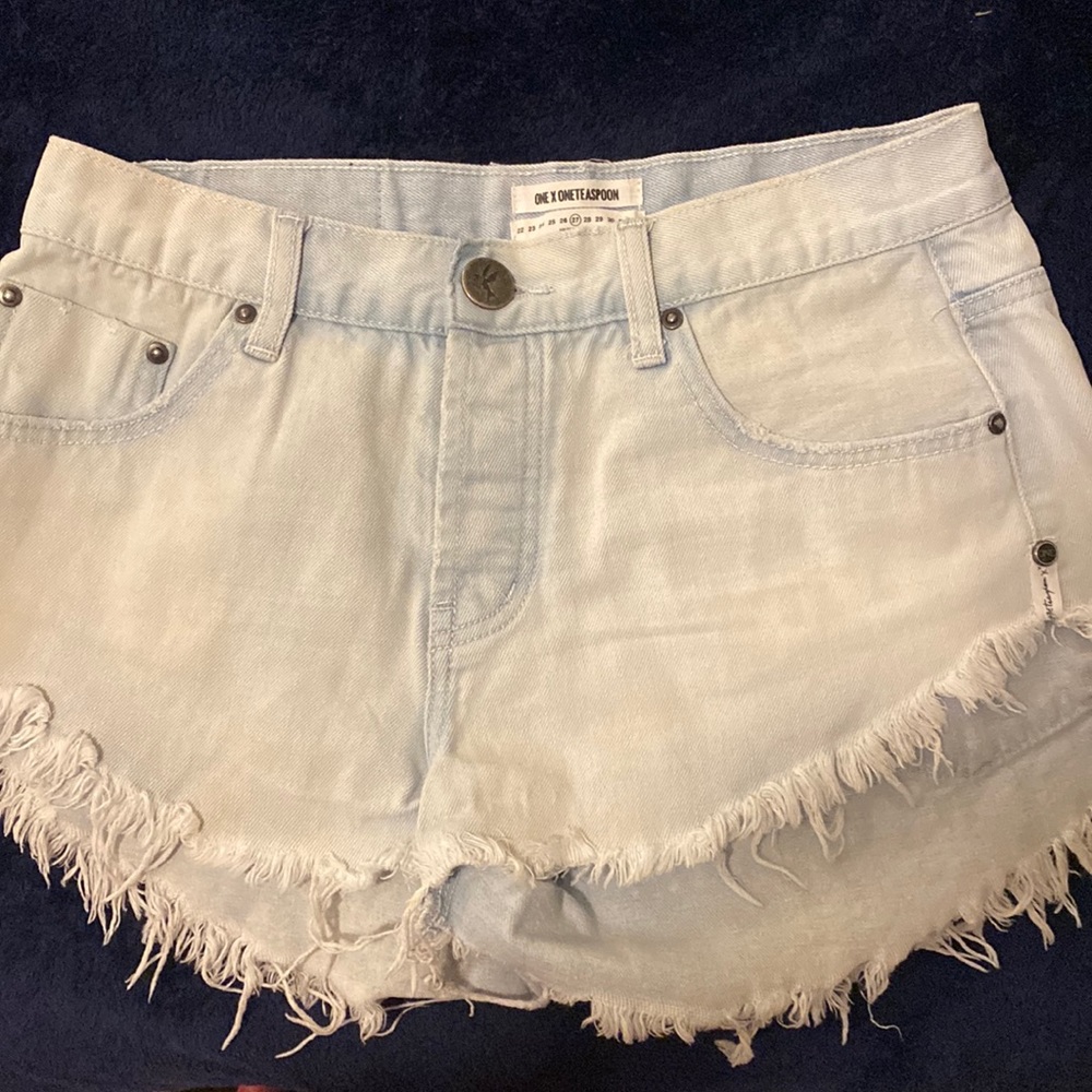 One Teaspoon Jean Shorts